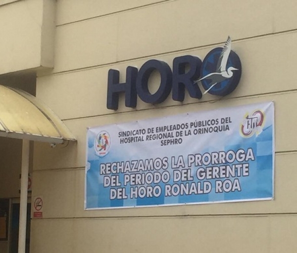 Sindicatos del Horo inconformes por continuidad de Ronald Roa en gerencia