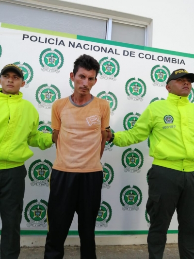 Luis Carlos Ramírez, capturado.