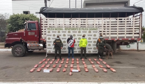 Cayó cargamento de base de coca y bazuco al norte de Casanare