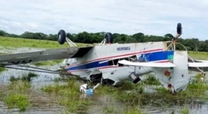 Avioneta de fumigación se accidentó en zona rural de Villanueva