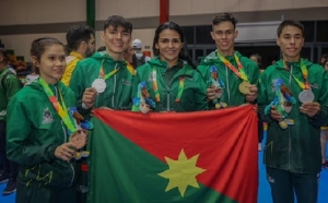 Cinco medallas consiguió la delegación casanareña de taekwondo en los Juegos Nacionales