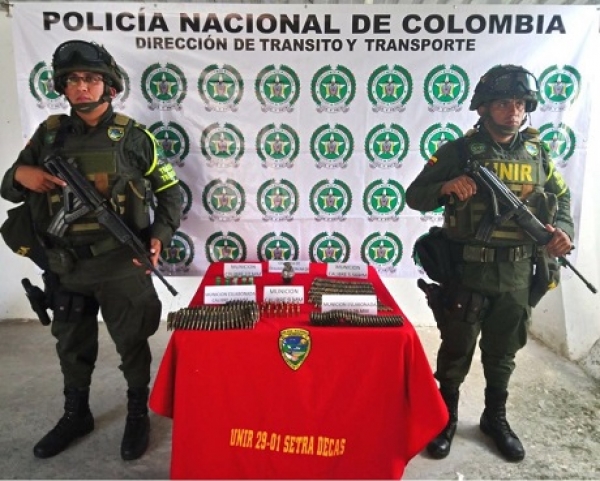 Capturadas 20 personas, recuperada moto y hallado material de guerra durante el fin de semana