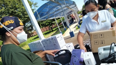 Covioriente realizó la entrega de dotación médica a hospitales de 11 municipios