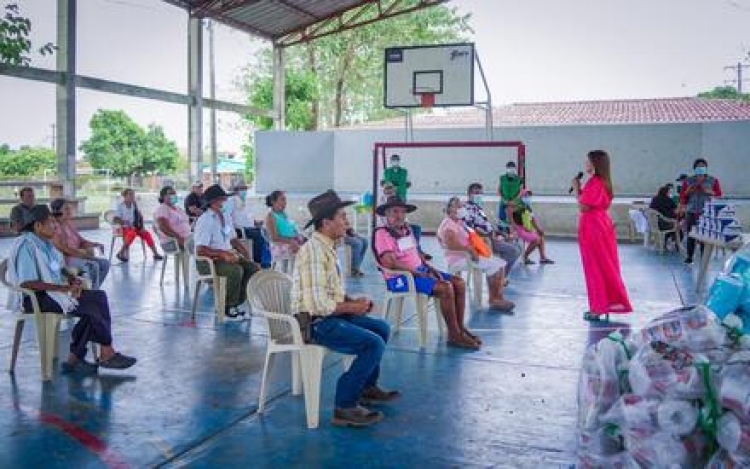 Entrega de paquetes nutricionales avanza acorde con el derrotero establecido