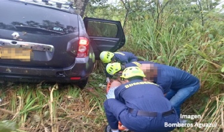Accidente en la vía Aguazul -Maní dejó cuatro personas heridas