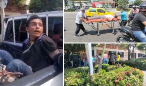 Adulta mayor herida en violento atraco cerca CAPS de Juan Luis Londoño