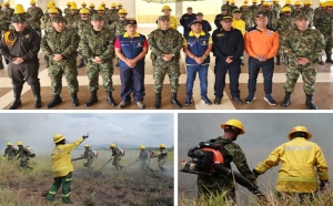 Dos pelotones militares entrarán a apoyar en la lucha contra los incendios forestales en Casanare