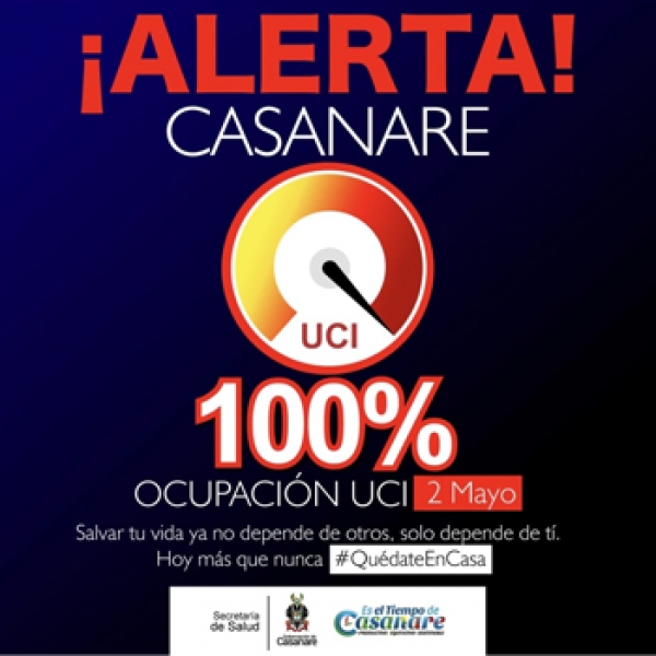 Casanare llega a su máxima capacidad hospitalaria