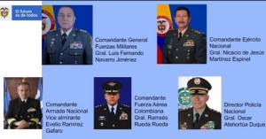 Nueva cúpula militar anunció Iván Duque