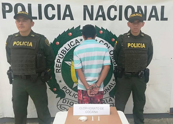 Capturado sujeto con clorhidrato de cocaína en Tauramena