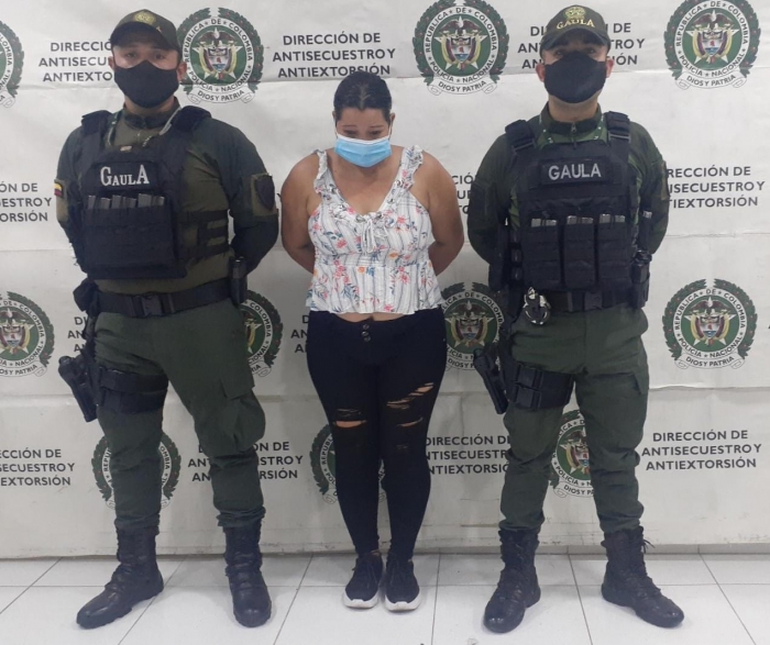 Cárcel para mujer encargada de recaudar dineros producto de extorsión en Casanare
