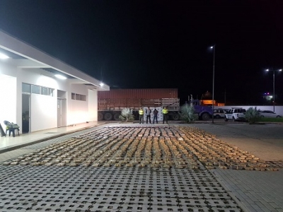 Cayó cargamento de marihuana cuando pasaba por Villanueva