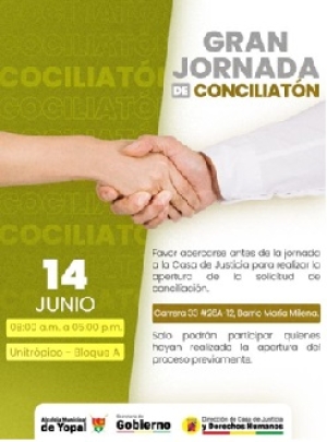 Hoy en Unitrópico se llevará a cabo jornada gratuita de conciliación