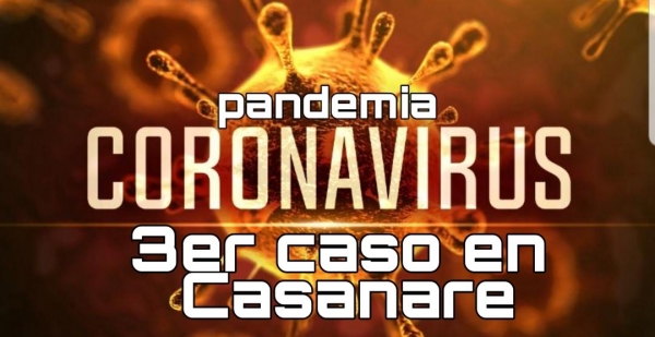 Casanare confirmó su tercer contagio por el Coronavirus