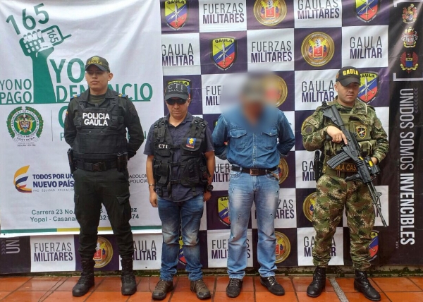 Capturado presunto extorsionista del grupo delincuencial Los Garbanzos