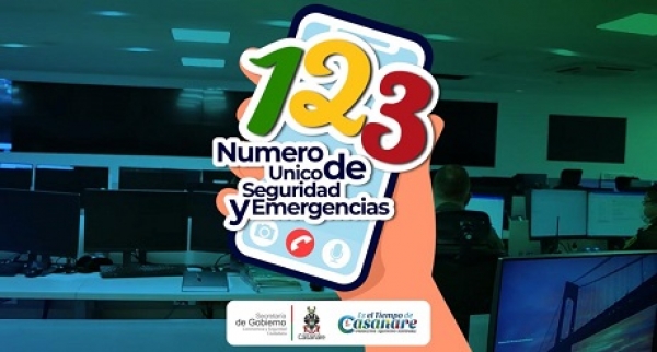 Casanare ya cuenta con línea de emergencia 123