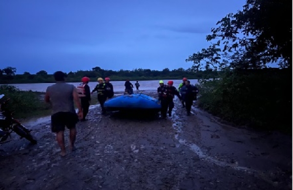 Bomberos informó que operación de rescate en el Río Charte culminó de manera exitosa