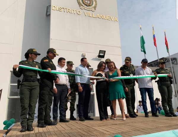 Inaugurada nueva estación de Policía de Villanueva