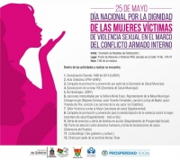 Hoy, Día Nacional por la Dignificación de las Mujeres Víctimas de Violencia Sexual en el marco del conflicto armado