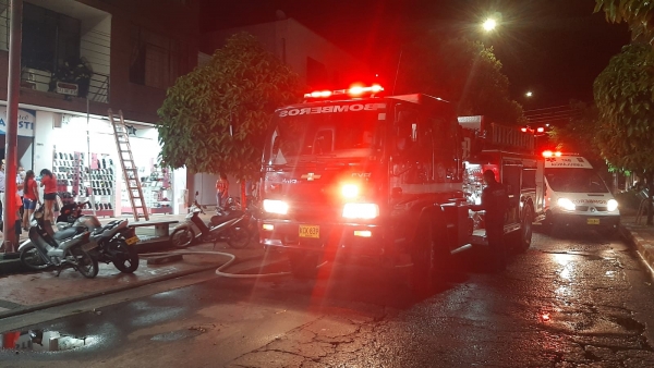 Bomberos controló incendio en un hotel de Yopal