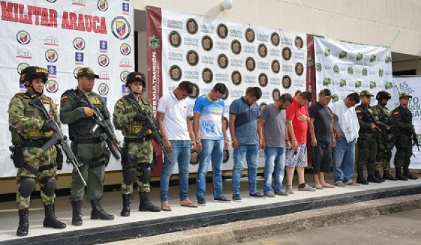 Ejército capturó 6 miembros del grupo armado residual en Arauca