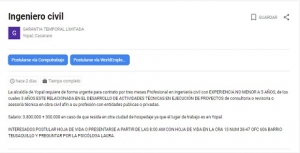 Oferta de empleo que generó revolcón en las redes es aclarada