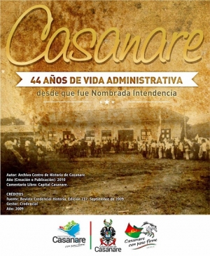 Casanare celebra 44 años de vida administrativa