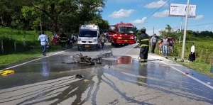 Imprudencia vial dejó dos víctimas fatales en la Marginal de la Selva