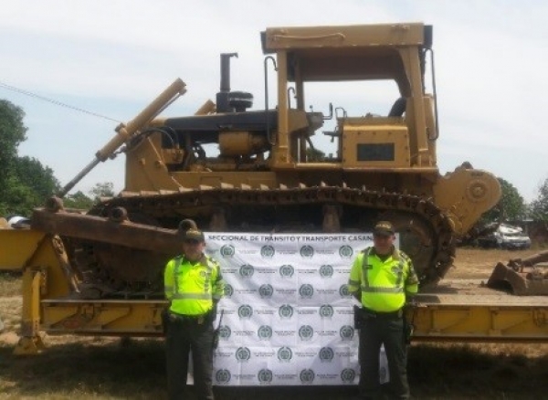 Capturadas 5 personas, recuperado ganado y maquinaria amarilla