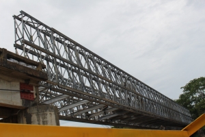 En 25 días el Ejército Nacional instaló el puente militar sobre el río Ariporo