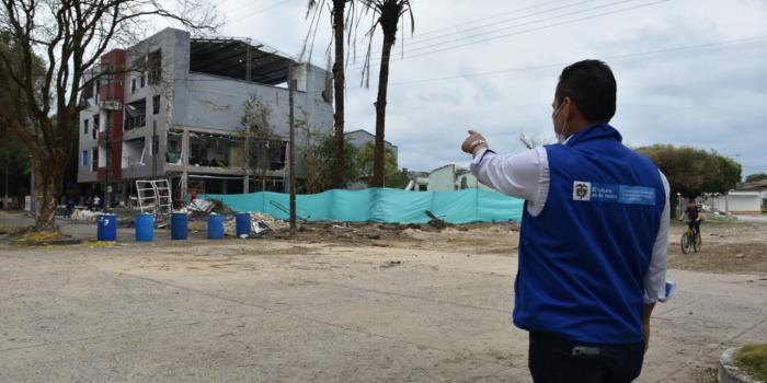 La Unidad atiende a víctimas de atentado terrorista en Saravena