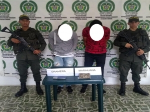Cuatro capturados en Támara y Yopal por tráfico de estupefacientes