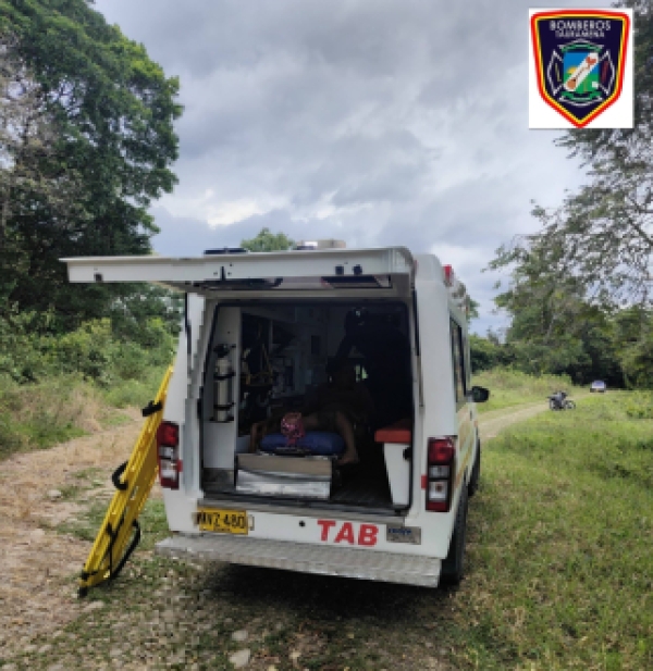 Por salvar a niña de tres años mujer termina con una pierna herida