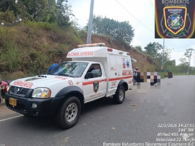 Fallece motociclista tras accidente en la vía a Paso Cusiana, en Tauramena