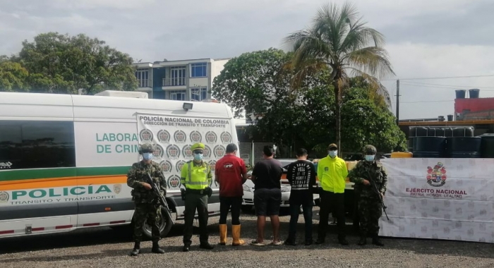 Capturados Los Bárbaros presuntos responsables de hurtar más de 10.000 galones de ACPM a las empresas transportadoras