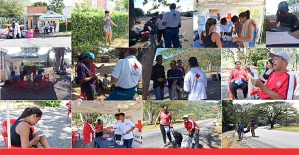 Cruz Roja brinda servicio de RCF para población migrante