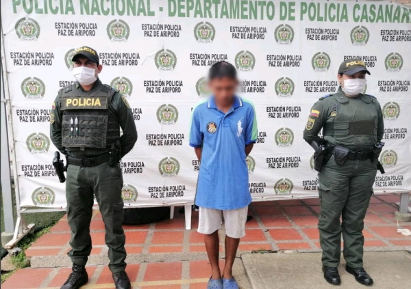 Capturado en Paz de Ariporo por golpear a su padre