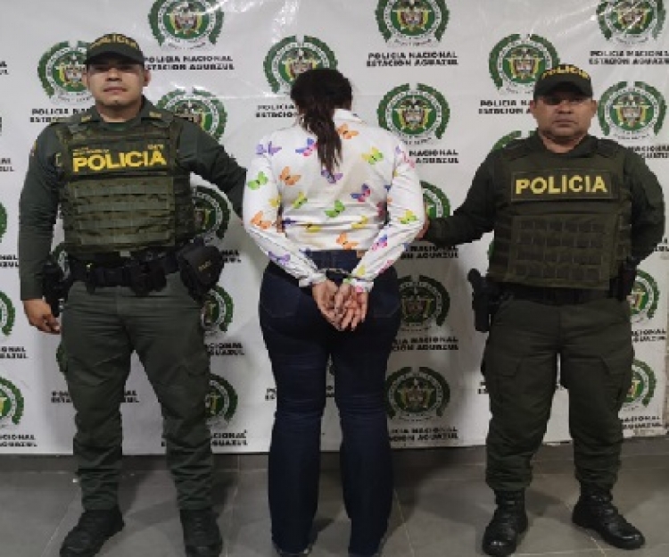 En Aguazul fue capturada una mujer por agredir a su pareja