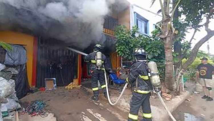 Se presentó incendio estructural en el barrio Brisas del Llano de Yopal