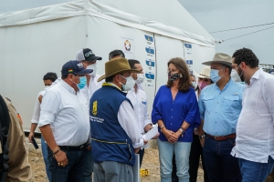 Presidente Duque inauguró Centro de Convivencia Transitorio para migrantes en Yopal