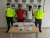 Capturados con marihuana, clorhidrato de cocaína y un arma traumática en Villanueva