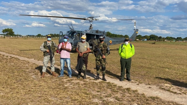 Capturados dos presuntos integrantes del ELN en el Vichada