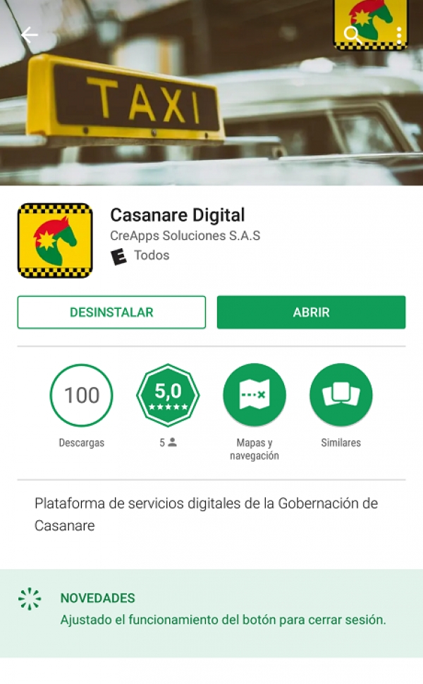 “Casanare Digital” una app para servicios de emergencia y taxi