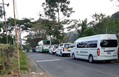 Bloqueos en El Morro impiden movilización normal de personas y vehículos