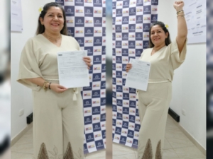 Briyith Calderón recibió el apoyo de Fuerza Ciudadana en su intención de llegar a la Cámara de Representantes
