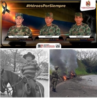 Tres militares y un civil asesinados en atentado de las disidencias de las Farc en Casanare