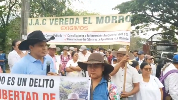 Comunidad de El Morro marchó pacíficamente exigiendo inclusión laboral a la industria petrolera