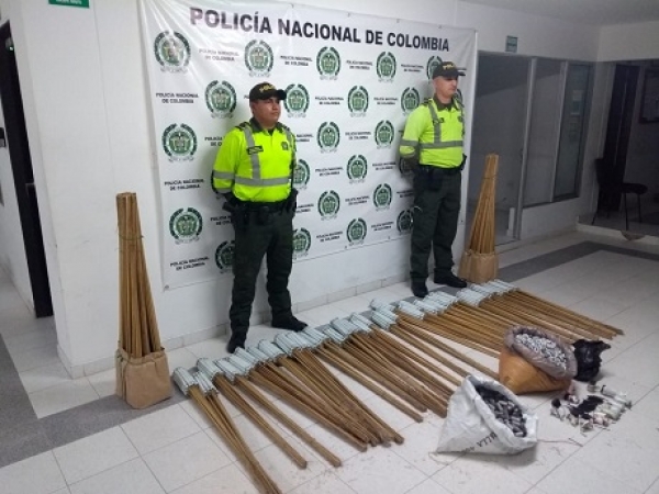 En Sabanalarga fueron incautados 58 kg de pólvora que iban para el Meta