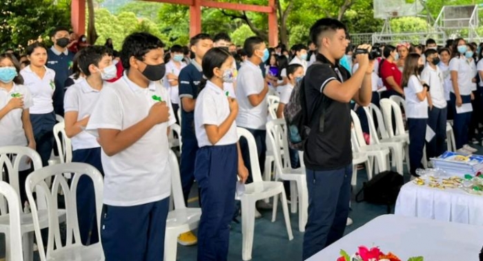 Se posesionaron 78 Jueces Escolares de Paz en el colegio Braulio González, pionero en Colombia en la implementación de este programa