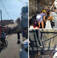 Incendio en almacén de ropa en Paz de Ariporo dejó considerables pérdidas